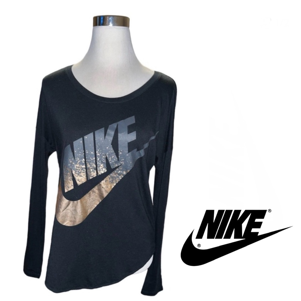 NWOT NIKE Black Long Sleeve Tee